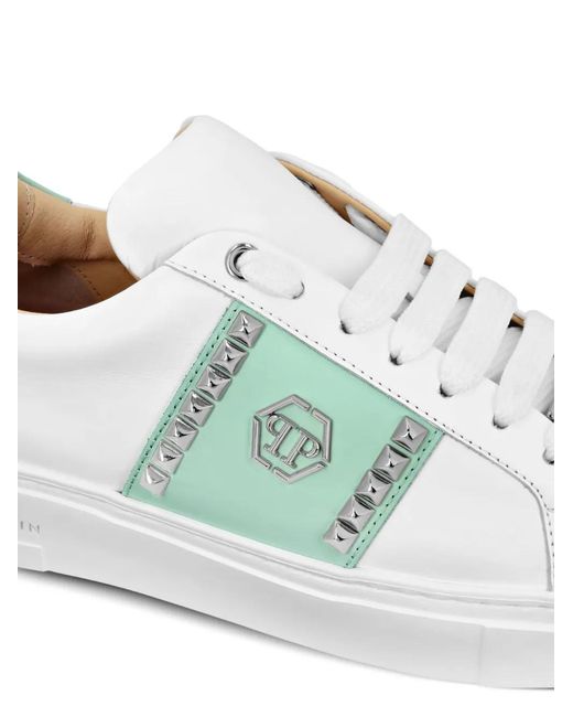 Philipp Plein Blue Lo-Top Sneakers