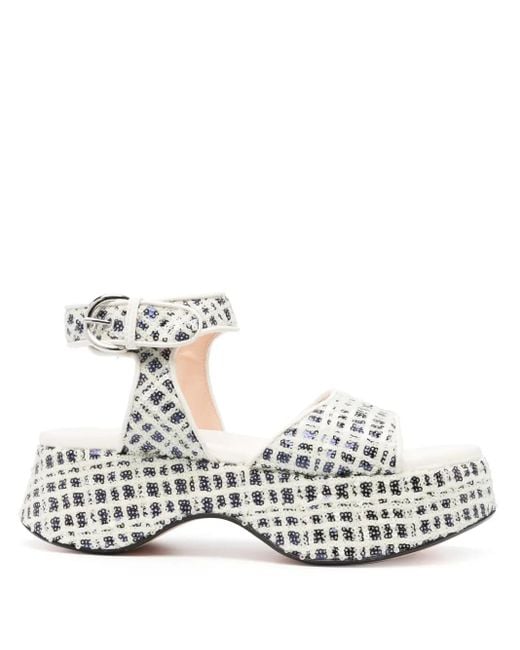 Agl Attilio Giusti Leombruni White Lil Sis Neony 65Mm Sandals