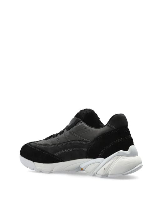 MM6 by Maison Margiela Black Panelled Sneakers for men