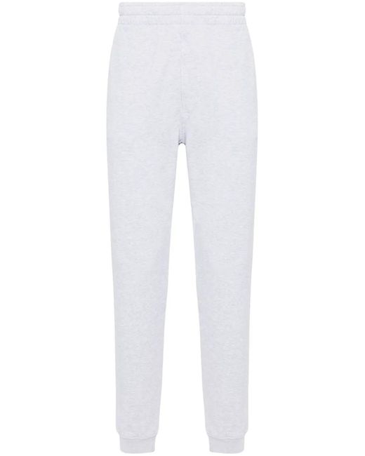 Maison Kitsuné White Fox Appliqué Track Pants - Men's - Cotton for men