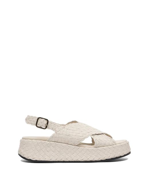 Pons Quintana White Forli Wet Salinas Platform Sandals