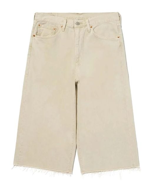 Levi's Natural 478 Capri Frayed Jeans for men