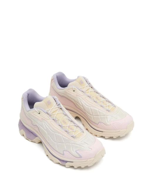 Salomon Pink Advanced Xt-Slate Bungee-Lacing Sneakers