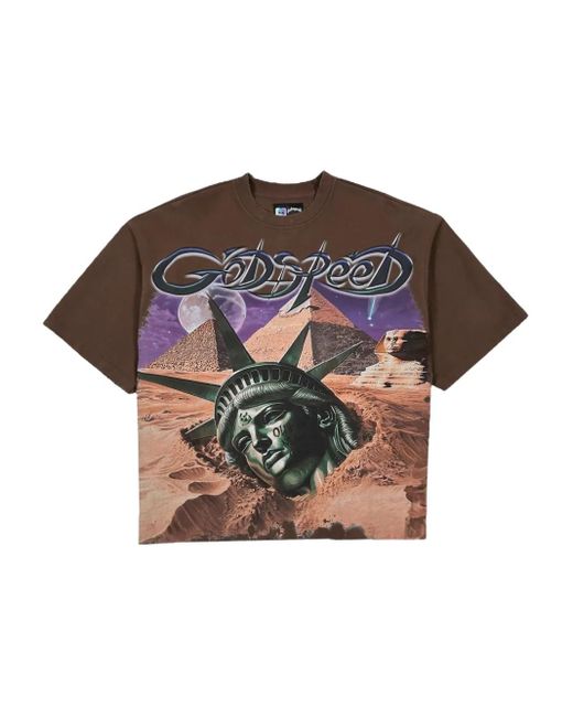 Godspeed Brown Mother Cairo Cotton T-Shirt for men