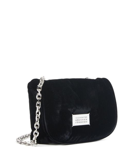 Maison Margiela Black Small Glam Slam Flap Shoulder Bag