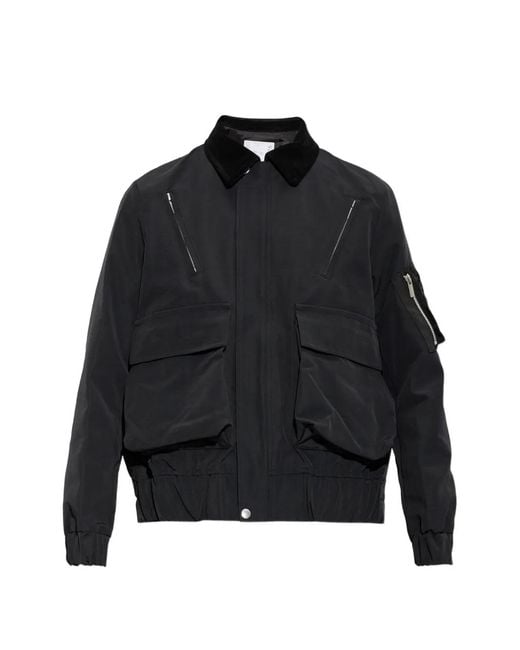 Sacai Black Multi-Pocket Jacket for men