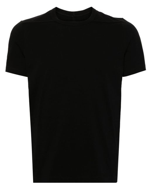 Camiseta con cuello redondo Rick Owens de hombre de color Black