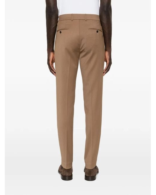 Incotex White Straight-Leg Tailored Trousers for men