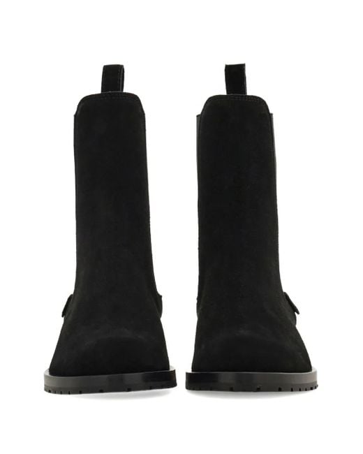 Ferragamo Black Chelsea Boots