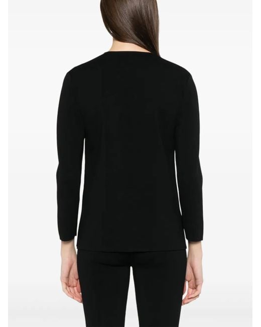 Totême Black Compact Knit