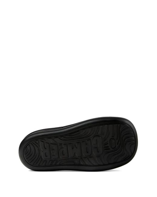 CAMPERLAB Black Aqua Leather Platform Shoes