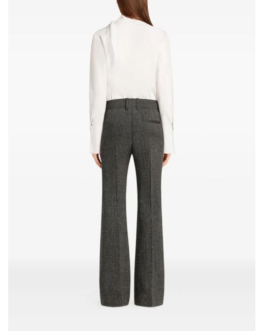 Courreges White Asymmetric Long-Sleeved Top