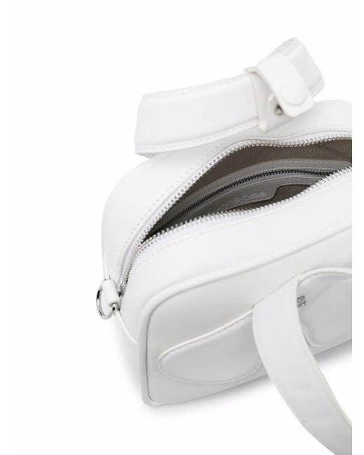 Courreges White Loop Tote Bag