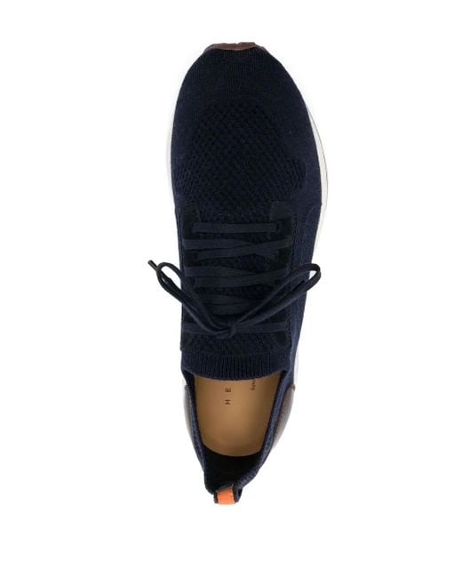 メンズ Henderson コントラスト スニーカー Blue