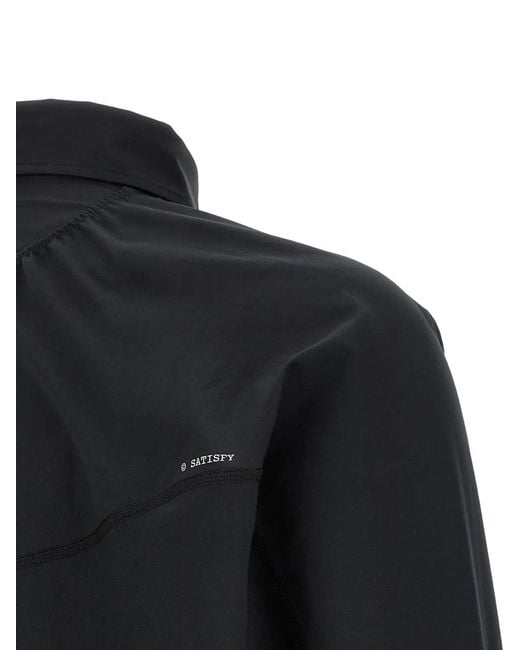Satisfy Black Peaceshell River Shirt for men