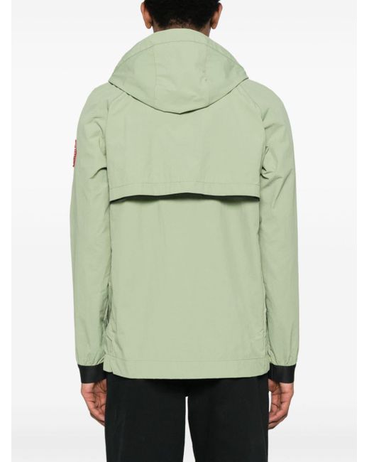 Canada Goose Green Logo-patch Water-repellent Jacket for men