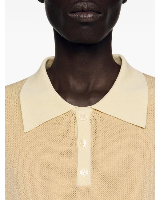 Polo Con Botones Sandro de hombre de color Natural