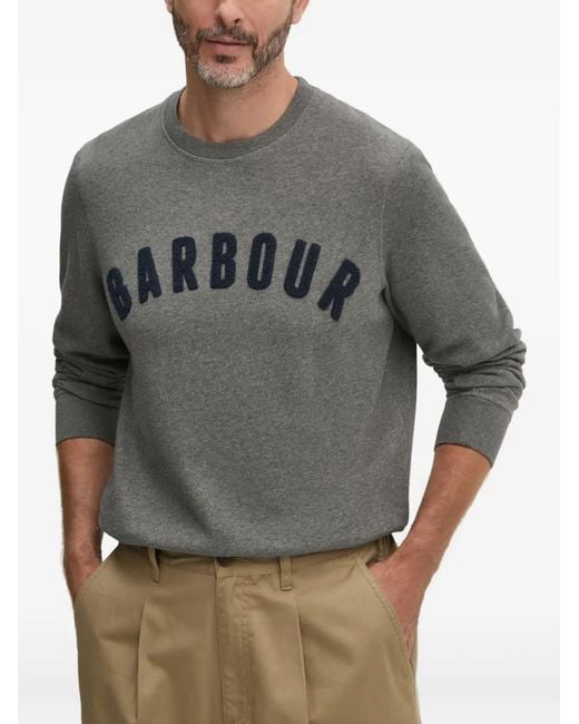 Pull Prep À Logo Barbour pour homme en coloris Gray