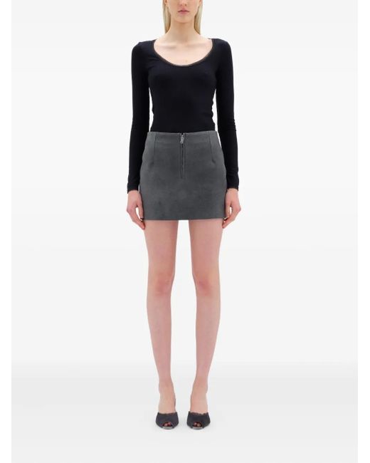 Remain Blue Scoop-Neck Top