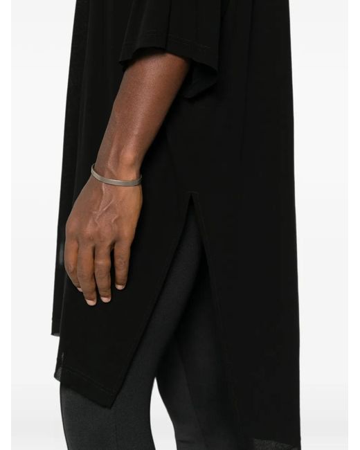 Yohji Yamamoto Black Oversized Side-Slit T-Shirt for men