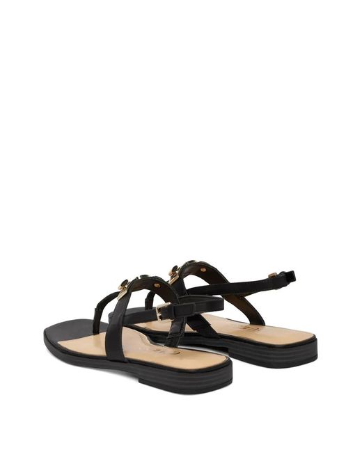 Guess White Ramiry T-Strap Sandals