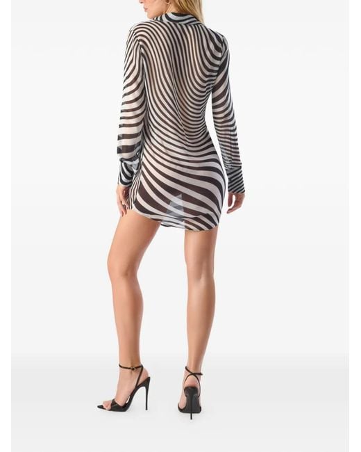 Maison Close Gray Fever Shirt Dress