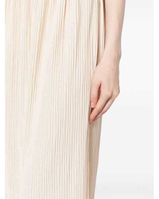 Manning Cartell White Double Time Pleated Midi Skirt