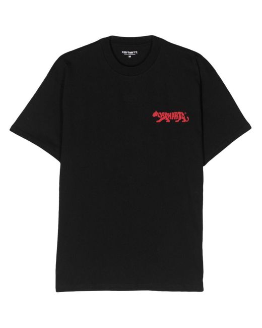 Carhartt Black S/s Rocky Cotton T-shirt for men