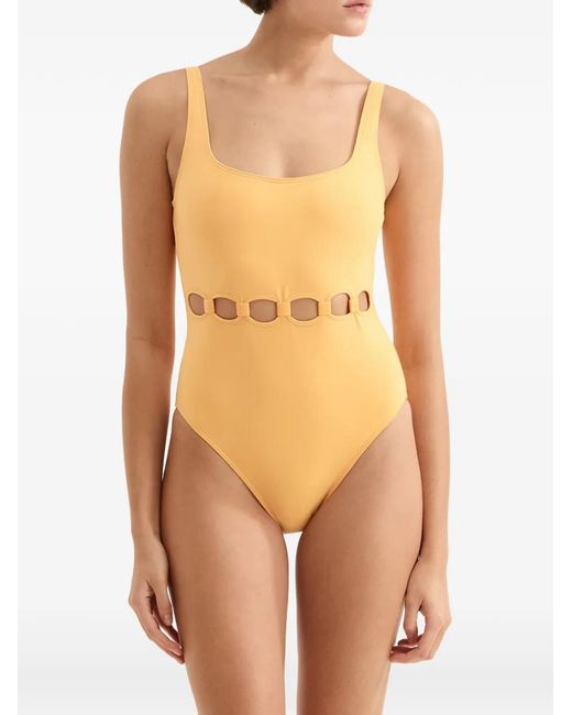 Eres White Replay Cut-Out Swimsuit