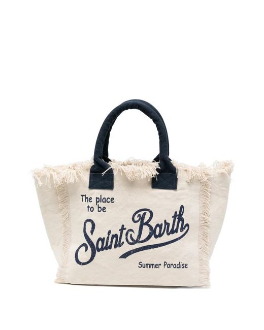 Mc2 Saint Barth White Vanity Tote Bag
