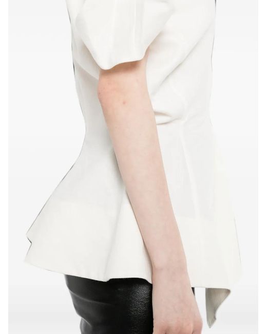 Khaite White Rumi Top