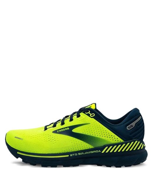 Brooks Green Adrenaline Gts 22 Running Sneakers for men