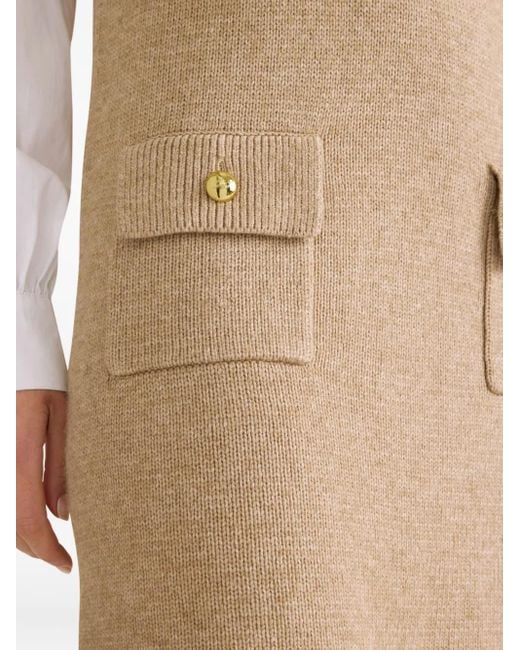 Cinq À Sept Vivianne Mini-Jurk Met V-Hals in het Natural