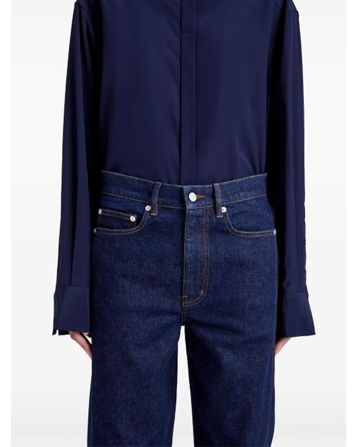 Proenza Schouler Blue Ryman Straight Jeans