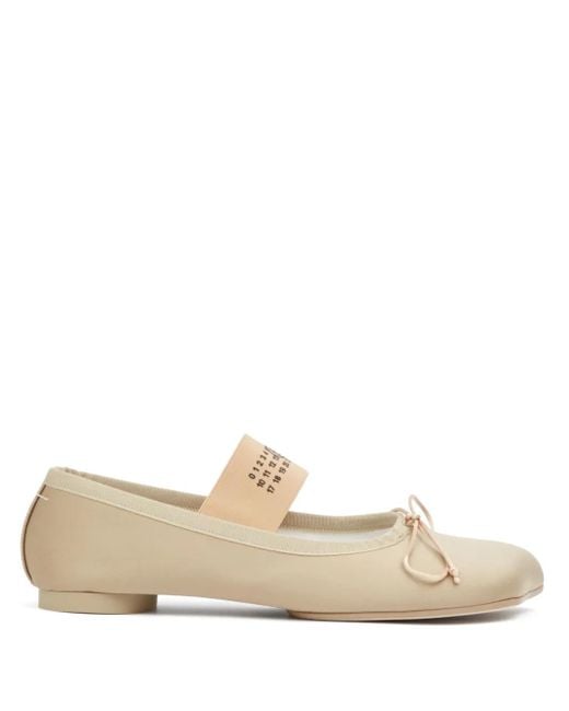 MM6 by Maison Martin Margiela Anatomic フラットシューズ Natural
