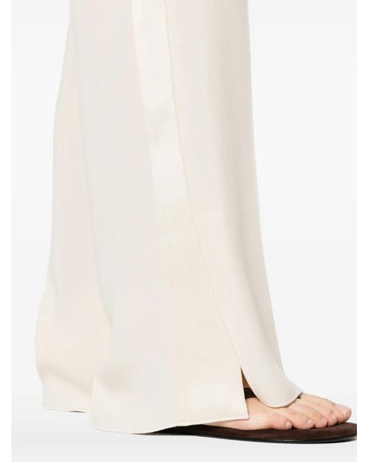 Forte_forte White Elasticated Trousers