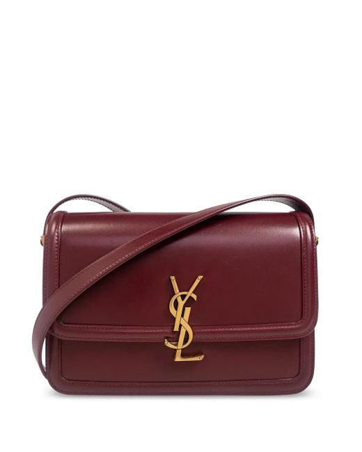 Saint Laurent Solferino Medium Boekentas in het Purple