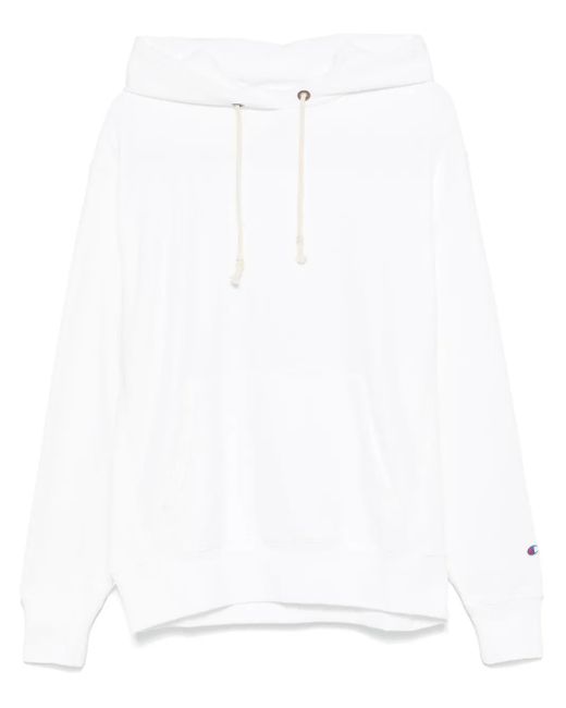 Champion White Reverse-Weave Hoodie for men