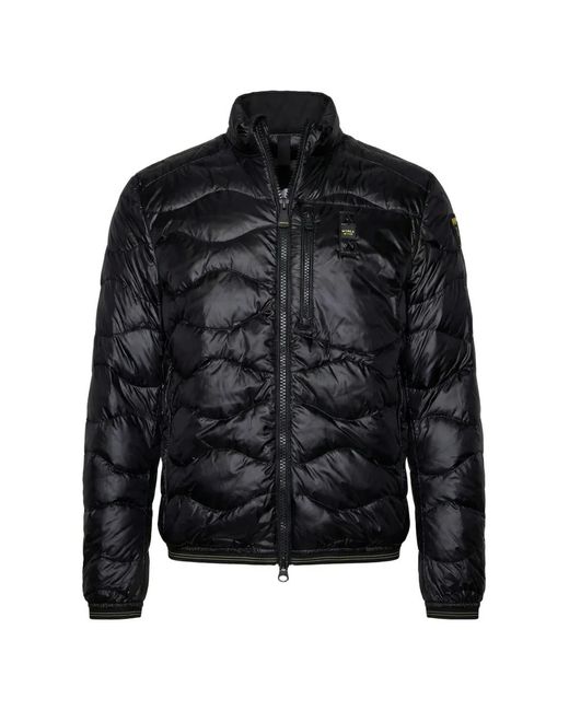 Plumífero Con Cremallera Blauer de hombre de color Black