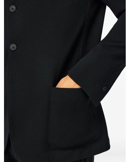 Boggi Blazer Met Opgestikte Zak En Mandarijnkraag in het Blue voor heren