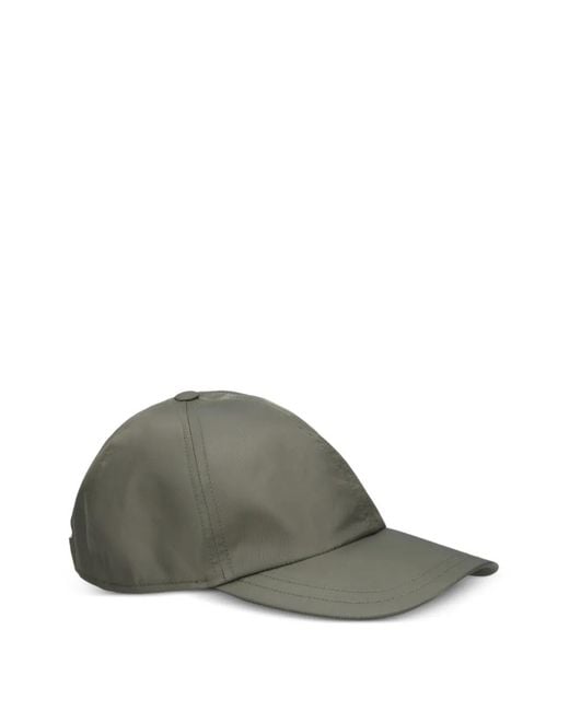 Borsalino Green Logo-Plaque Baseball Cap