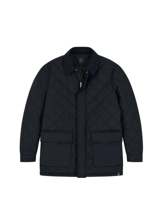 Boggi Blue Peacoat Padded for men