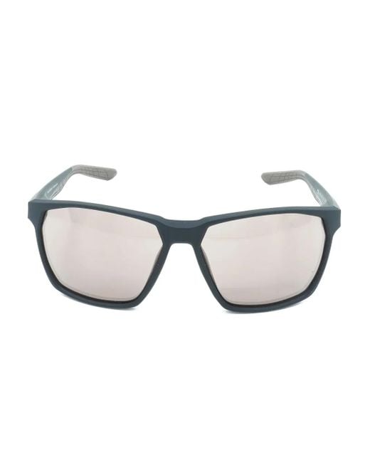 Nike Black Maverick Rectangle-Frame Sunglasses for men