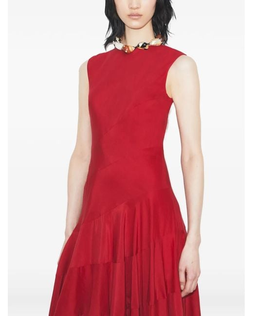 Tory Burch Flared Cotton Silk Dress