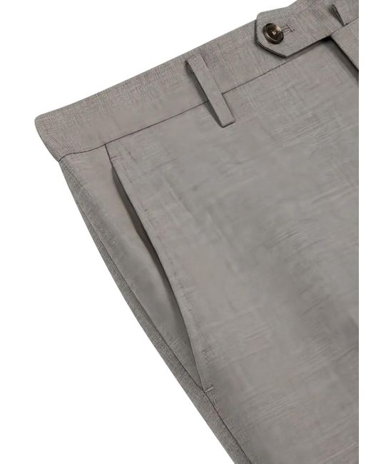 MAN ON THE BOON. Gray Wool Tailored Trousers for men