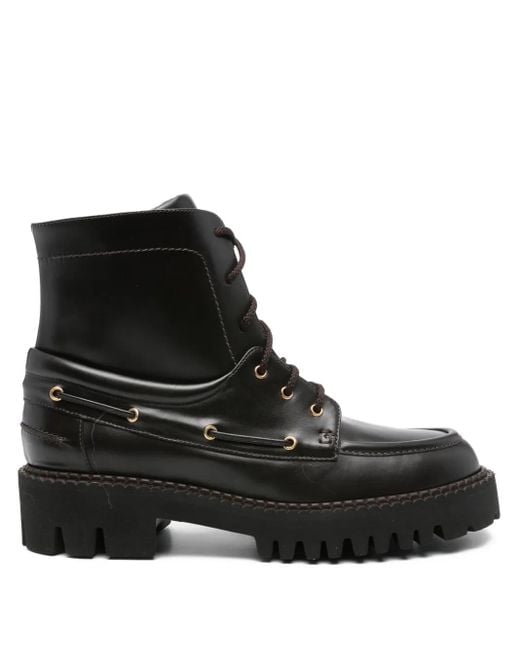 Truman ́s レースアップ ブーツ Black