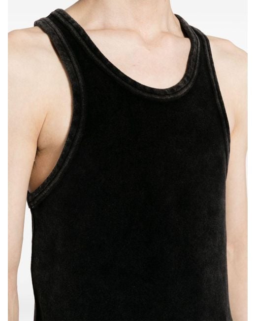 Camiseta de tirantes con cuello redondo Alexander Wang de hombre de color Black
