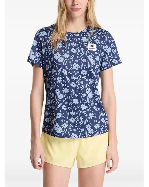 Saysky Blue Flower Combat T-Shirt