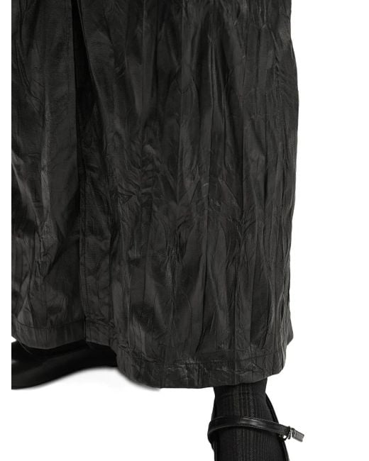 B+ AB Black Button-Embellishment A-Line Maxi Skirt