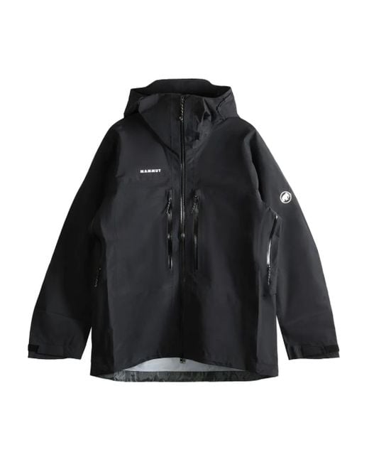 Mammut Black Taiss Hs Hooded Jacket for men